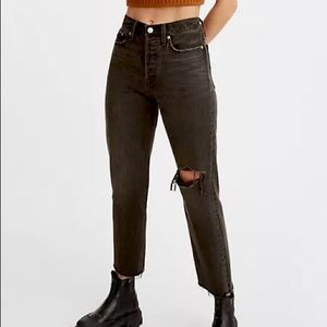 Levi’s Wedgie Straight Jean in After Sunset- Black